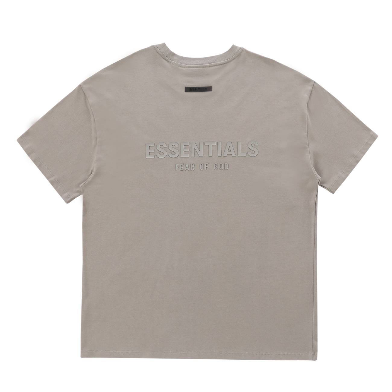 Fear Of God Essentials T Shirt Cream Buttercream Ss21 (8) - newkick.vip